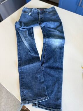 Armani Classic Dark Wash Straight Leg Jeans - Blue